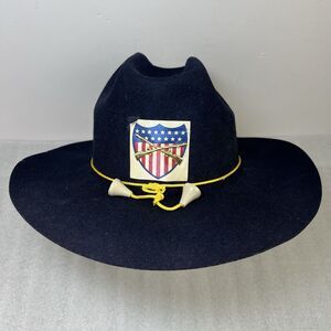 Military Western Civil Union Calvary Hat new  Cowboy Army Vtg 100% Wool USA Made